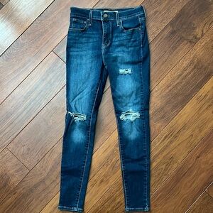 720 Levi high rise super skinny jeans